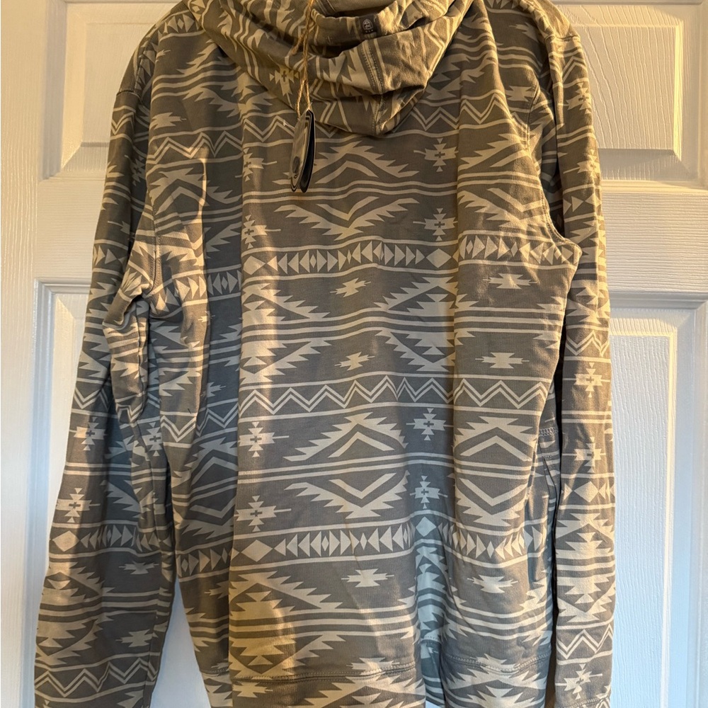 STS Ranchwear Gray Patterned Hoodie - Picture 2 of 3